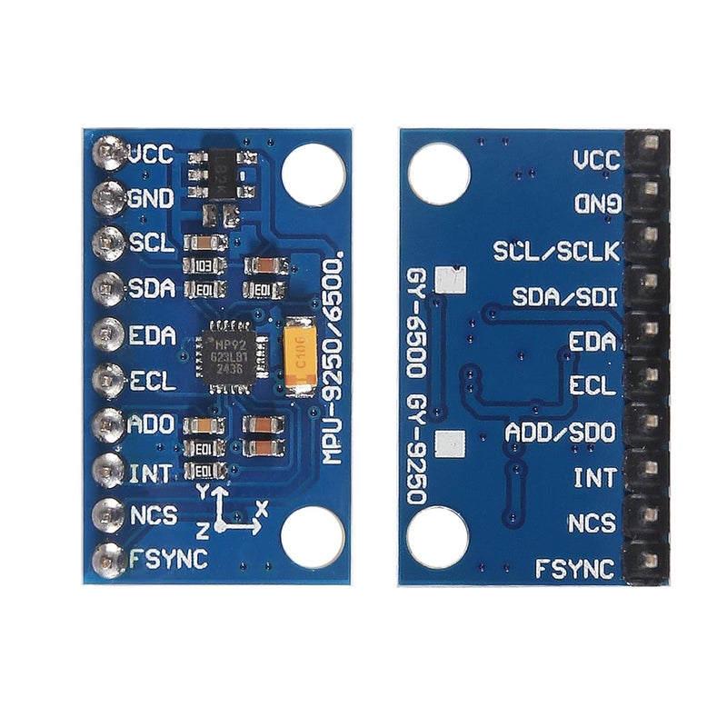 Coliao MPU9250 GY-9250 9-Axis 9 DOF 16 Bit Gyroscope Acceleration Magnetic Sensor Pre-Soldered 9-Axis Attitude +Gyro+Accelerator+Magnetometer Sensor Module IIC/SPI MPU9250/6500 for Raspberry Pi ESP32 - Image 2